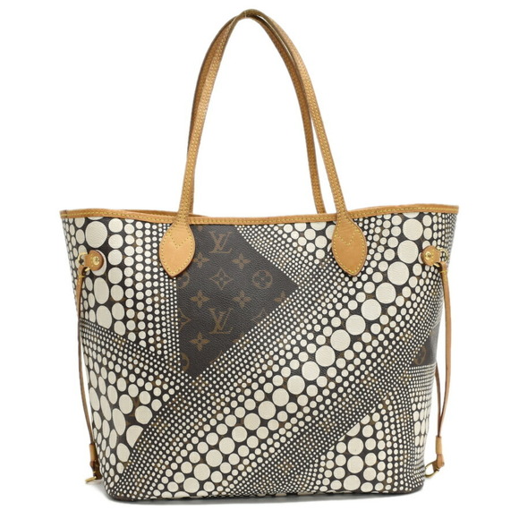 Louis Vuitton Neverfull MM Bronze Wave Yayoi Kusama White - Picture 3 of 9